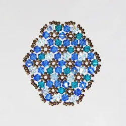  - Brooch Oval Marissa -  - Laiton bronze